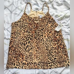 H&M Gold and Black Sleeveless Camisole